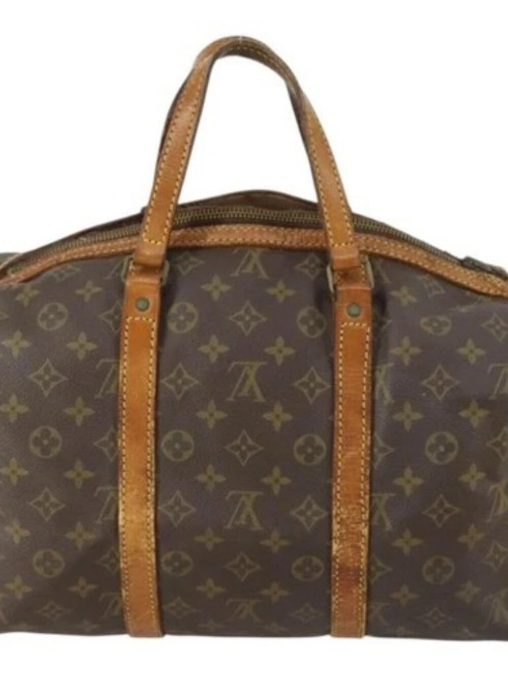 LOUIS VUITTON Monogram Sac Souple 35 Boston Bag M41626 LV Auth BA9507 - Picture 2 of 15